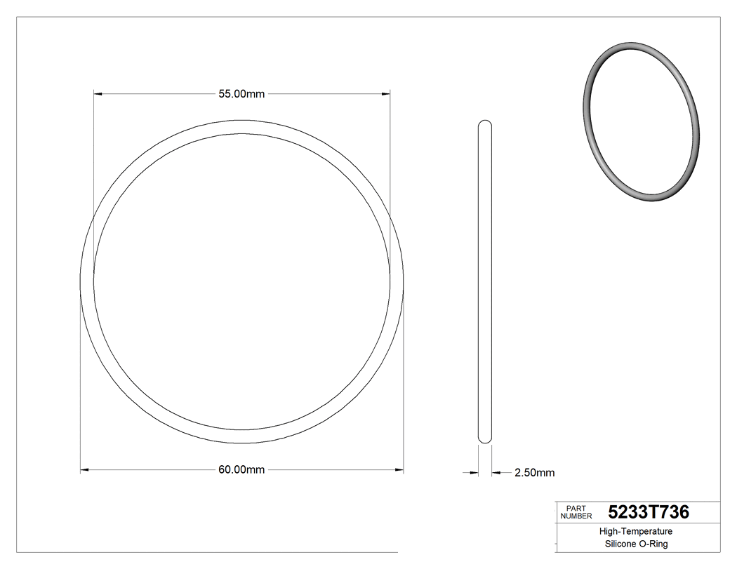 Technical drawing - 5233T736